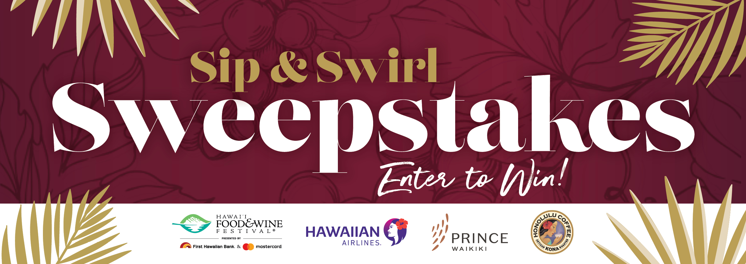 Sip & Swirl Sweepstakes Enter to Win